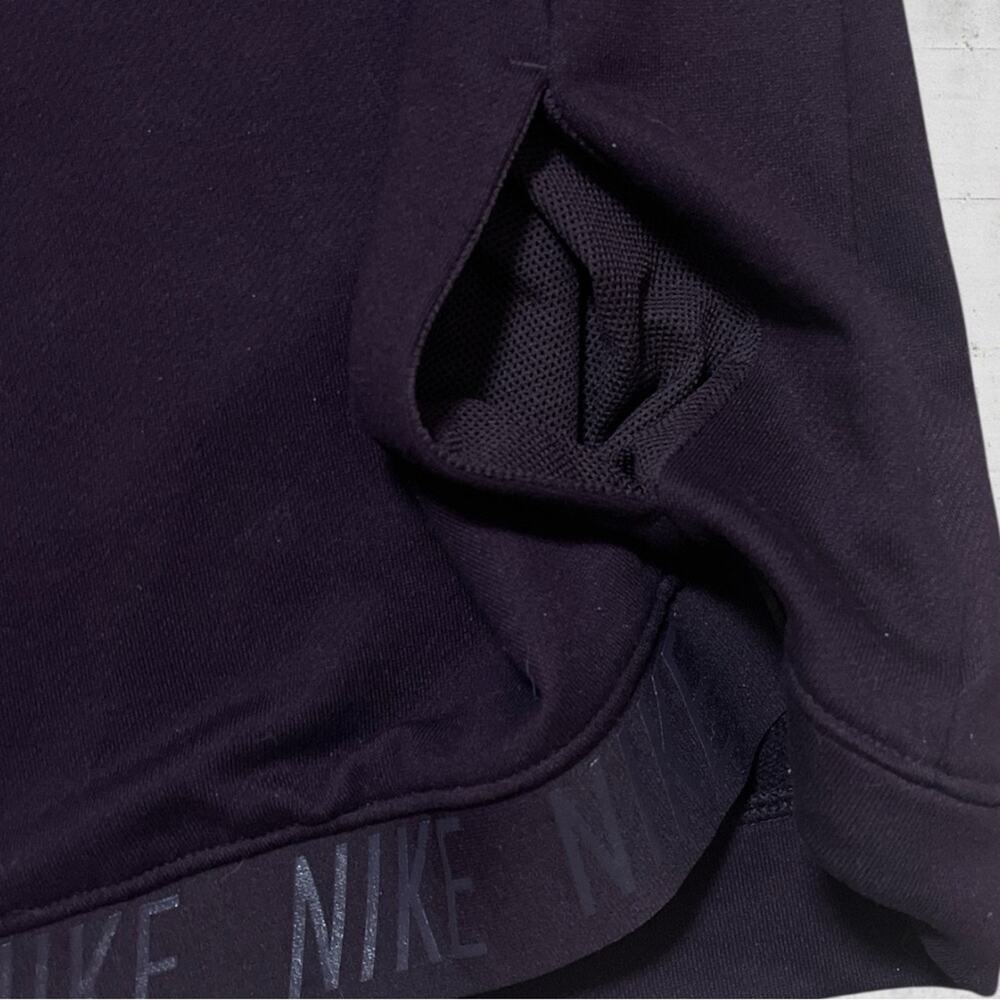 Nike Dri-Fit Funnel Cowl Neck Pullover Sweatshirt Logo Hemline Pockets XL - Picture 3 of 13
